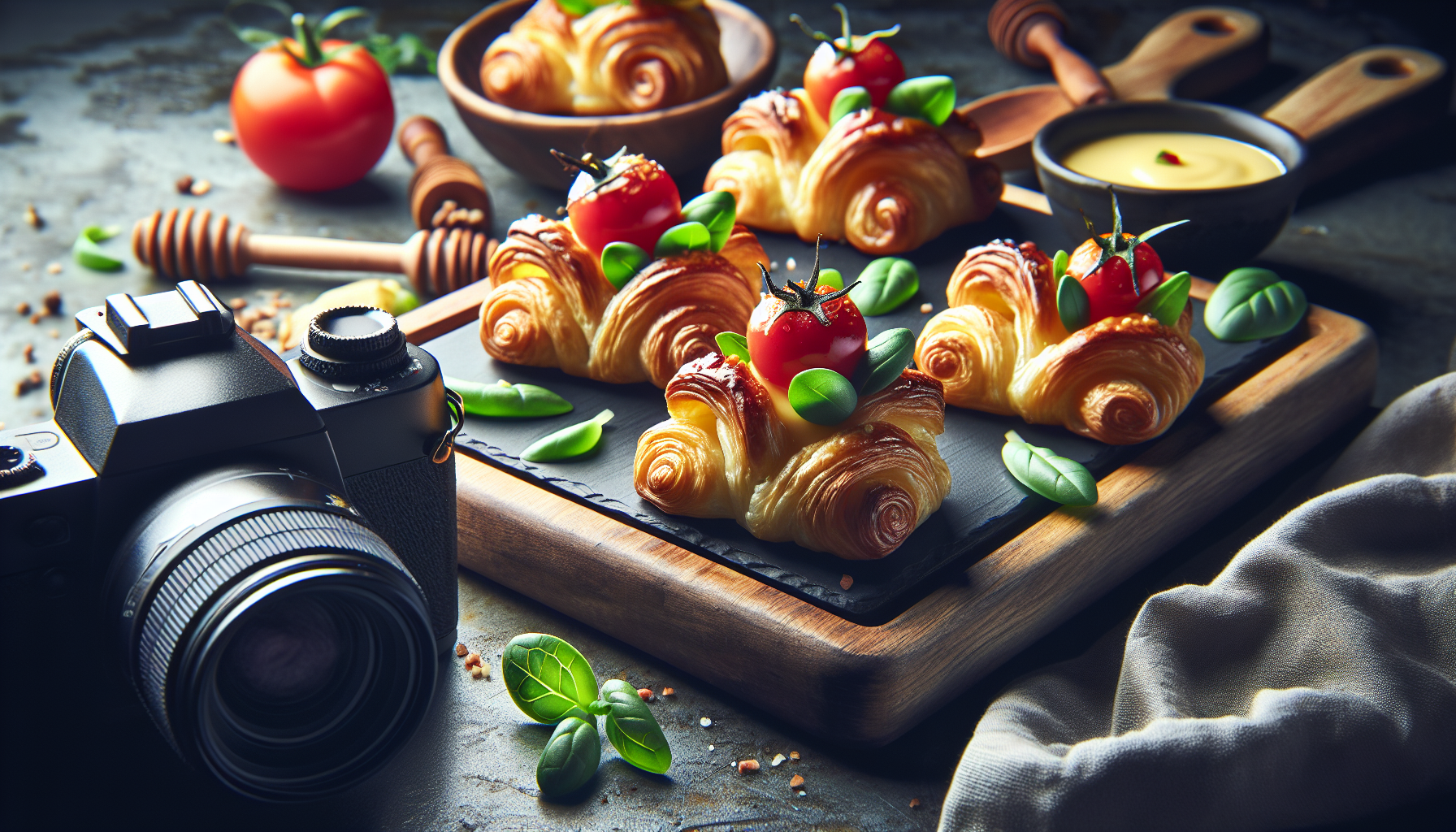 antipasti con pasta sfoglia